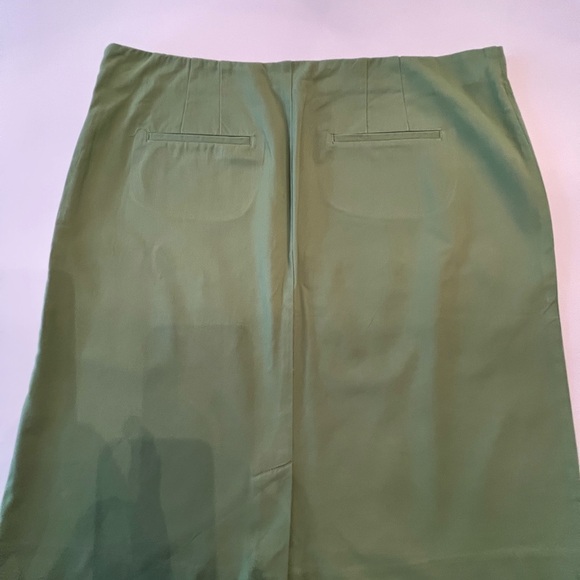 J. JILL  GREEN SKIRT WITH SIDE CONCEALED ZIPPER - Picture 6 of 6